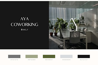 design a modern brand identity and logo