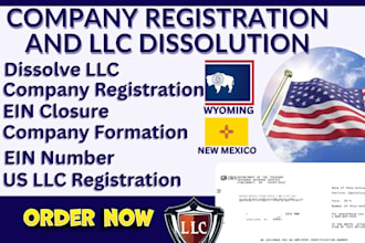 register company llc and formation, dissolve llc with ein closure
