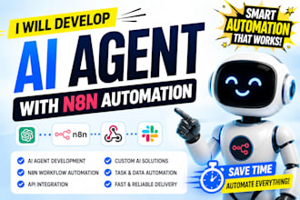 develop n8n automation, n8n workflow automation, ai agents
