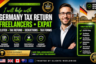 help with germany tax return, foreigners, elster tax refund deductions tax forms