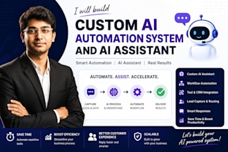 build custom ai automation system and business ai assistant