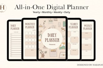 design custom all in one digital planner