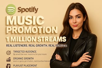 organically spotify streams and increase spotify streams