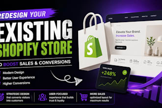 redesign your existing shopify store to boost sales and conversions