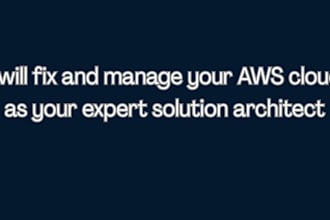 fix and manage your AWS cloud as your expert solution architect