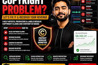 fix music copyright claims, content id conflicts, and monetization issues