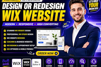 build wix website wix studio design wix website redesign coaching wix booking