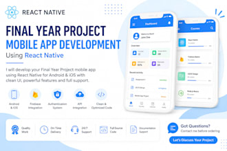 build your fyp mobile app using react native
