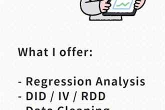 do stata econometrics analysis regression did iv rdd data cleaning