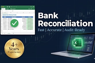 do bank reconciliation and financial reporting in excel