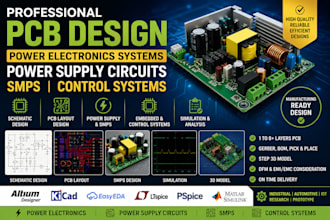 do pcb design power electronics system power supply circuit smps  control system