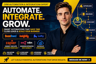 do boomtown insightly lofty crm zapier n8n API integration voice agent integrate