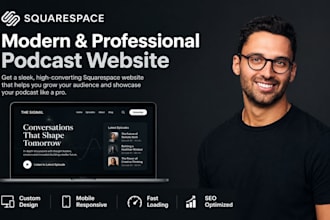 build squarespace redesign squarespace expert podcast music podcast setup square