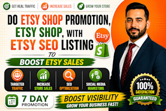 do etsy shop promotion, etsy shop, with etsy SEO listing to boost etsy sales
