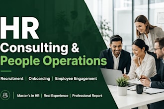 provide HR consulting recruitment support for your business