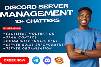 be discord server admin discord manager discord chatter