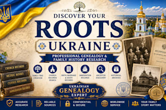 research your ukrainian roots, family tree, genealogy ancestry, family records