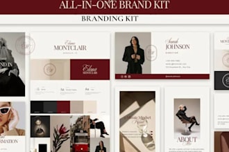 design business logo, brand identity and branding kit