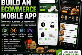 build an ecommerce mobile app for your business or restaurant