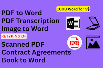 convert PDF to word or word to PDF