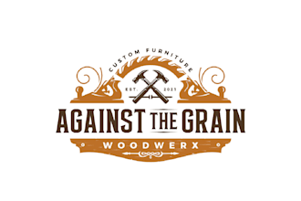 professional carpenter logo design for woodworking companies