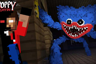 professionally create minecraft  youtube thumbnail