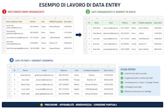 data entry e trascrizione dati accurata per il tuo business