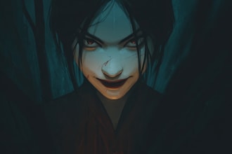 draw dark art, horror illustrations and tattoo designs