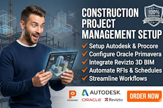 setup construction project management software autodesk procore oracle revizto