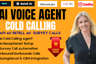make an ai voice agent for appointment booking and lead gen using vapi, retell