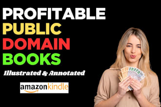 provide you profitable public domain books for amazon kindle KDP