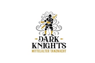 design custom dark knights brand logo