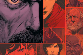 draw special comic illustration or graphic novel