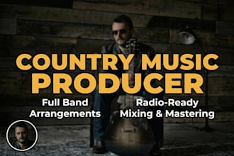 do professional country music production and be your country producer