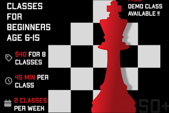 teach chess to beginners and kids online