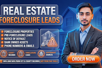 provide foreclosure leads and auction property lists