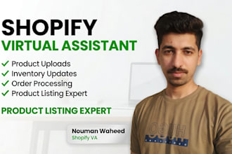manage shopify product listings, inventory and store operations