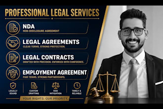 draft nda, legal agreements, contracts and employment agreement
