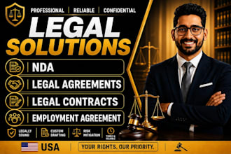 draft nda, legal agreements, contracts and employment agreement