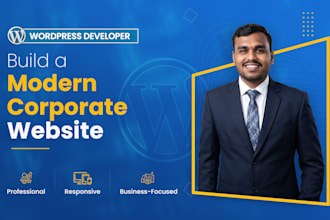 build a modern corporate website for your business