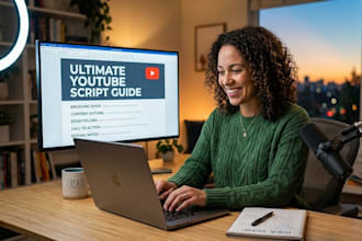 write engaging youtube scripts for tech and education channels