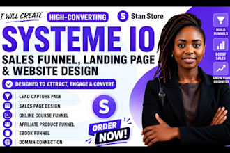 build systeme io website, systeme io sales funnel systeme io landing page expert