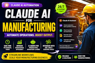 build claude ai workflows for manufacturing inventory and production