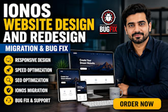 build ionos website design ionos website redeign ionos website migration