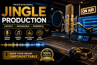 produce podcast intro music, radio jingle, youtube intro and dj drops