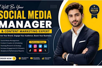 be your social media manager and content marketing expert