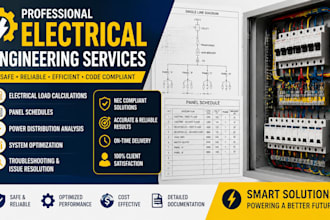 do electrical design engineer panel schedules system optimization troubleshoot