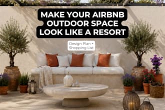 design your airbnb backyard and outdoor patio space