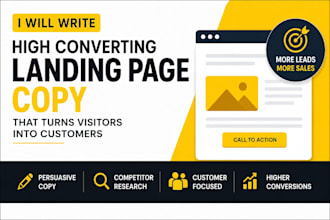 write landing page copy that turns visitors into customers