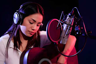 produce a female vocal rnb gospel singer